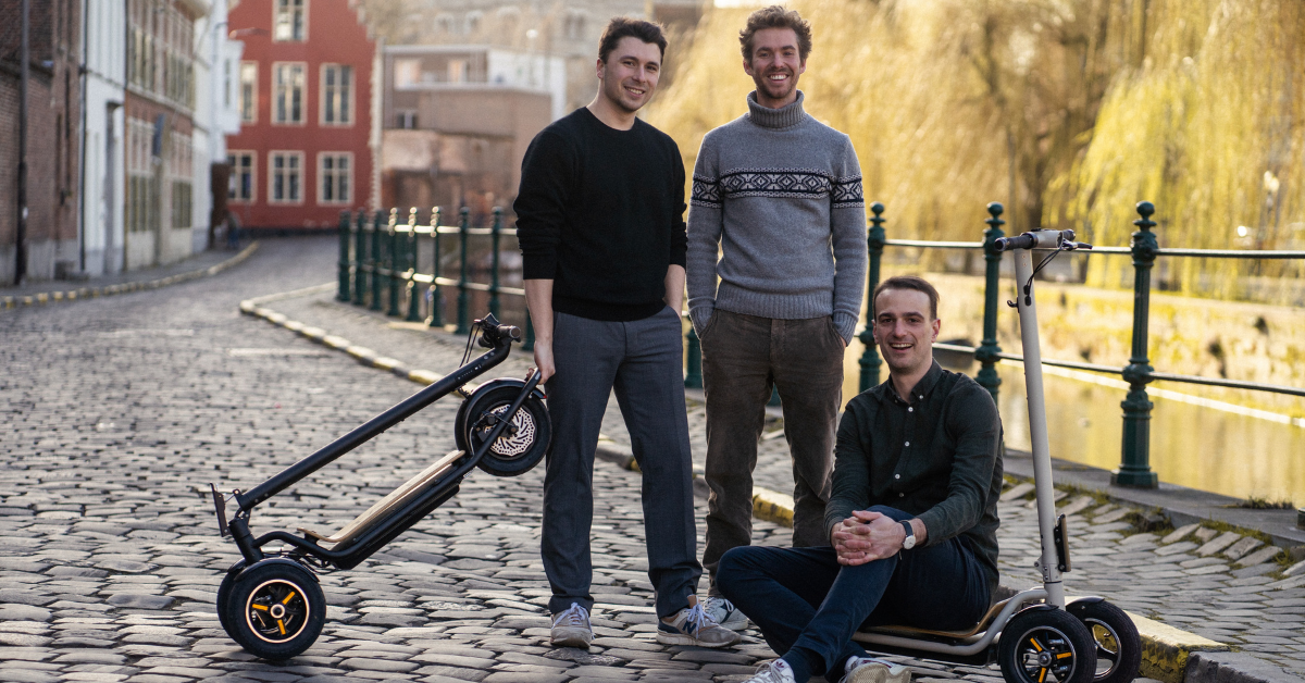 Gentse start-up lanceert eerste Belgische elektrische step